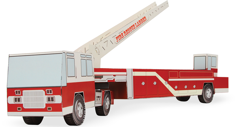 Illustration for article titled There's a Toy Fire Truck, Excavator, and Blimp Hiding In This Giant Book